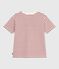 Children's short-sleeved printed T-shirt MILK red/AMARANTE