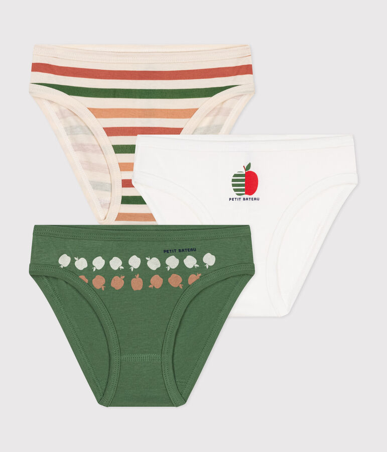 Lot de 3 culottes en coton enfant multicolor