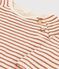 Stripy Cotton Tube Knit T-Shirt AVALANCHE white/CINA:AVALANCHE