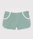 Children's plain cotton terry shorts
