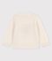 Babies' Wool/Cotton Knitted Jumper white/multicolor