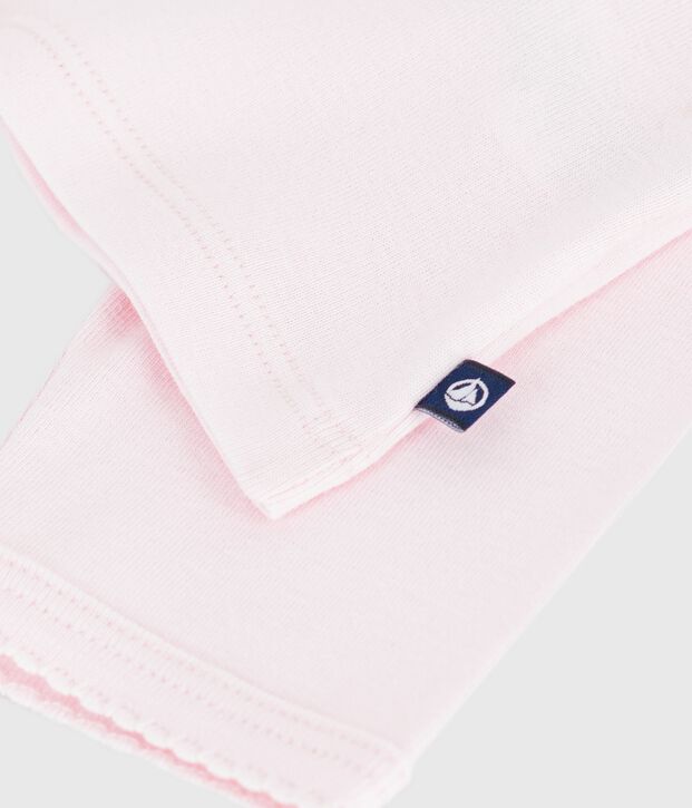 Babies' plain cotton cardigan BARELY