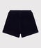Children's plain corduroy shorts SMOKING blue