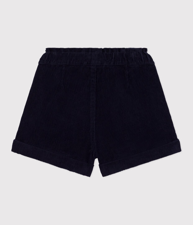 Children's plain corduroy shorts SMOKING