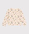 Girls' tube knit cardigan AVALANCHE white/MULTICO