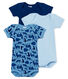 Baby boy's short sleeved body trio