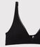 Women's plain bra NOIR black