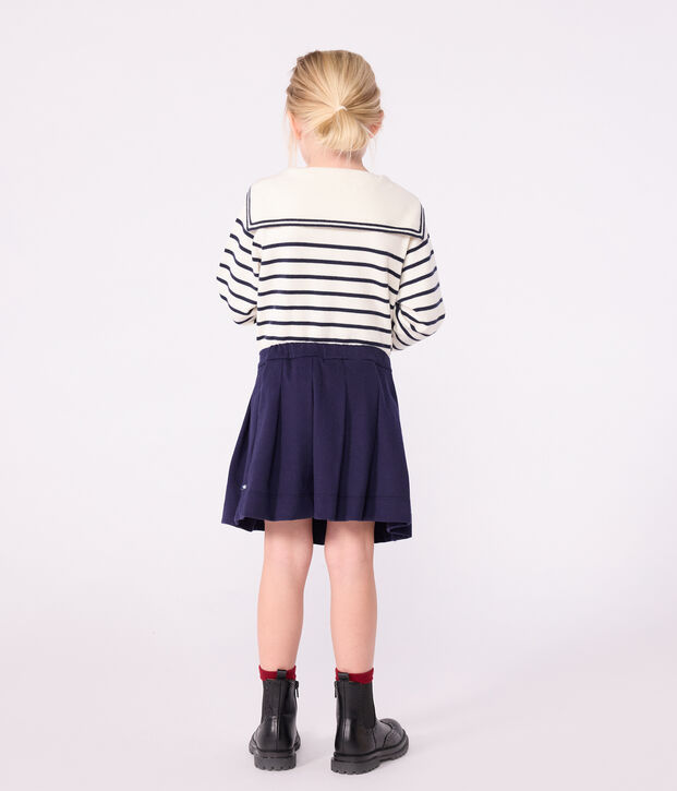 Children's plain cotton skirt SOIR