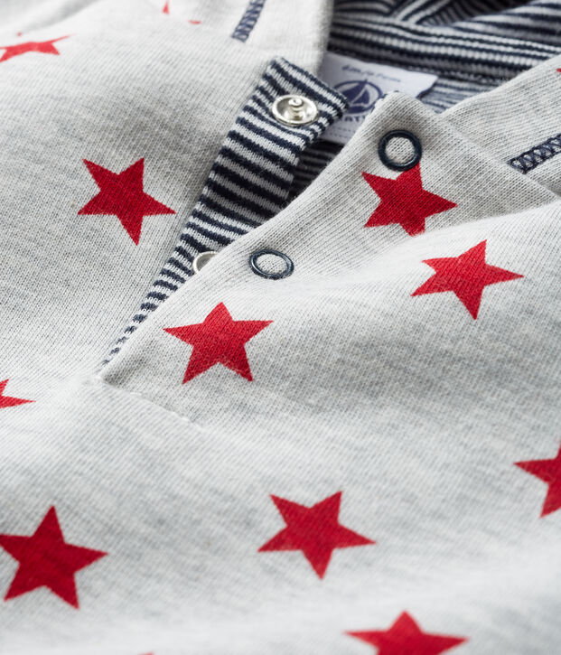 Baby Boys' Print Zip-Up Hoody grey/red