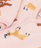 Animal Patterned Fleece Pyjamas SALINE pink/MULTICO white