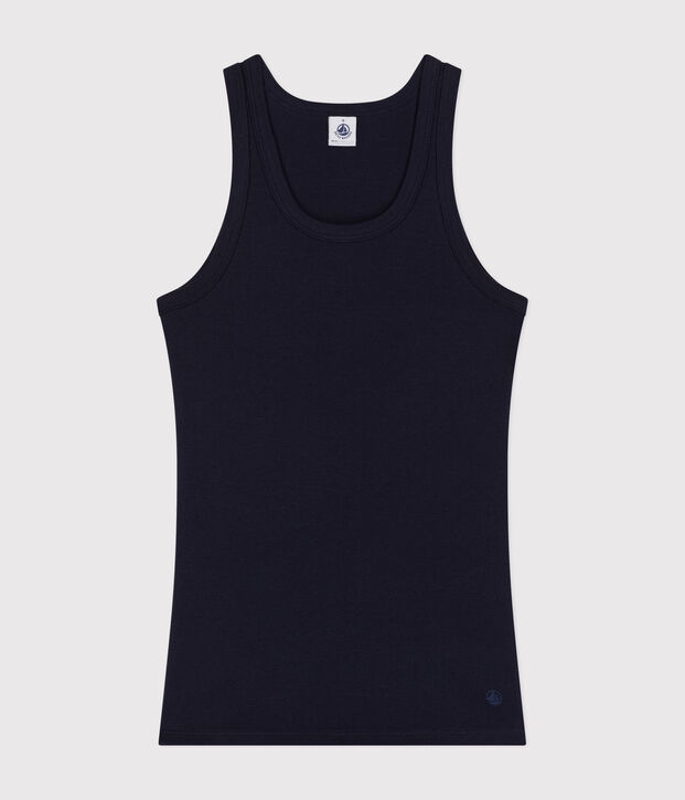 Women's Iconic cotton tank top blue