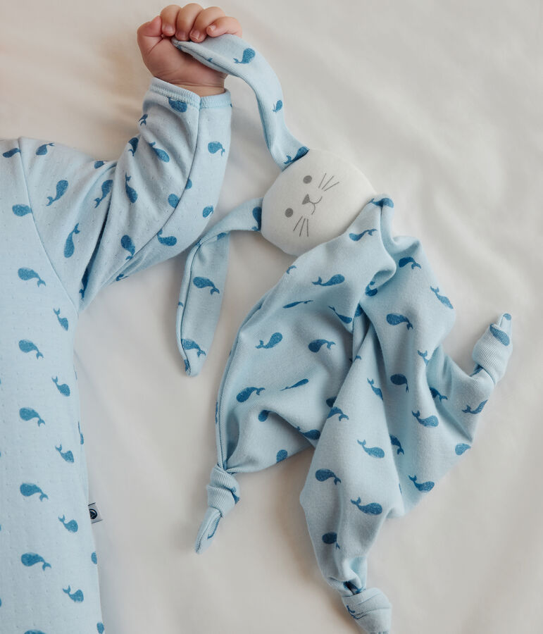 Babies' printed cotton comforter TOUDOU blue/ALASKA