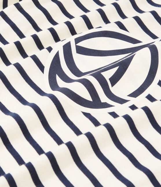 Women's Sailor T-Shirt COQUILLE beige/SMOKING blue
