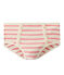 High-waisted pants with 2x2 ribbing COQUILLE beige/PETAL pink