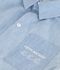 Children's short-sleeved cotton shirt blue
