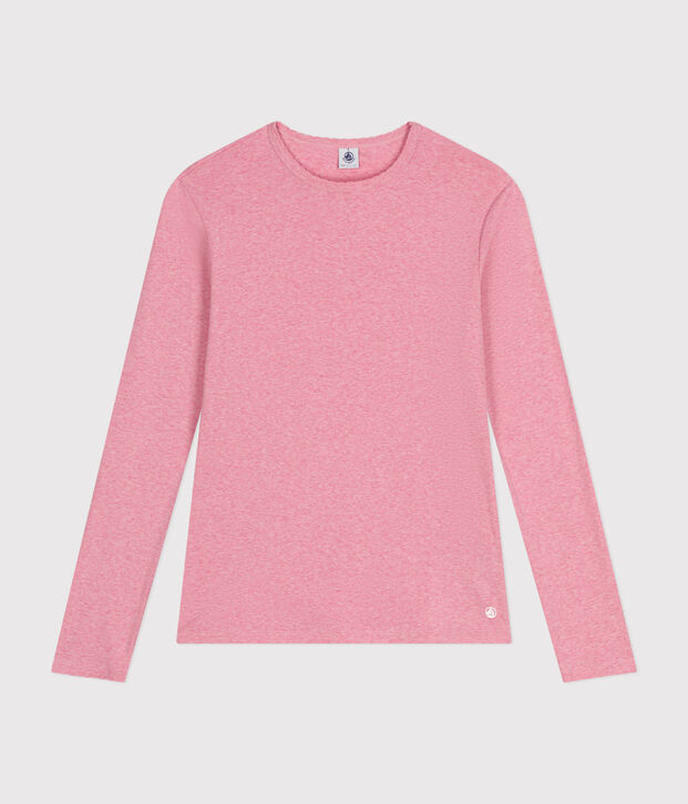Women's Iconic Cocotte Stitch Cotton T-Shirt pink