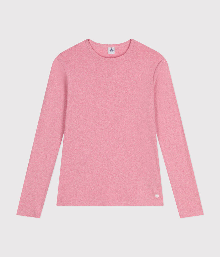 Women's Iconic Cocotte Stitch Cotton T-Shirt pink