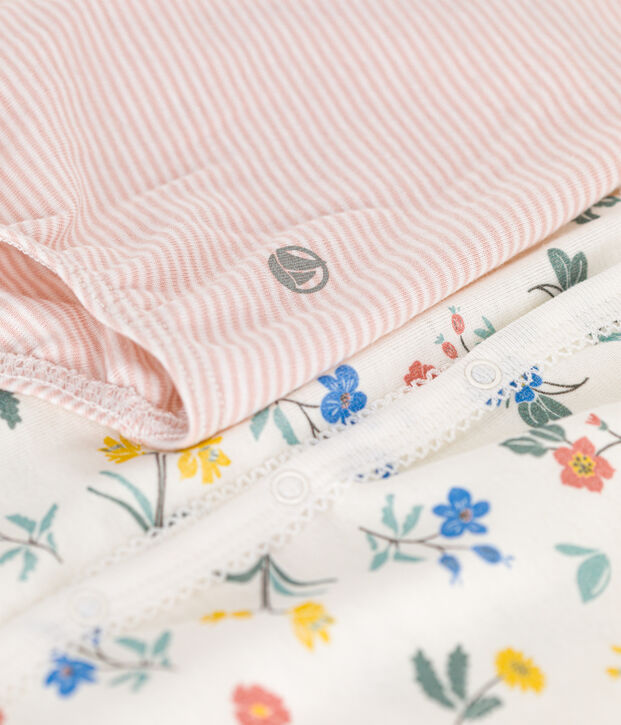 Babies' Cotton Playsuits - 2-Pack multicolor