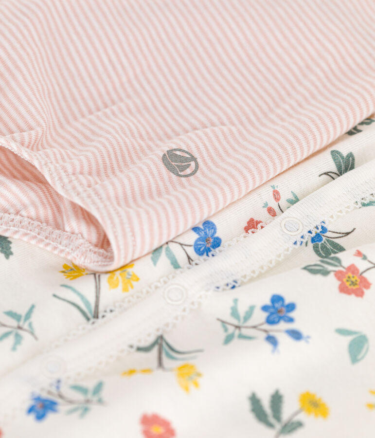 Babies' Cotton Playsuits - 2-Pack multicolor