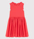 Girls' Sleeveless Linen Dress
