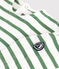 Baby sailor top in thick cotton MARSHMALLOW green/PALMERAIE