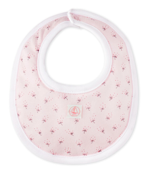 Baby's unisex printed bib pink/multicolor