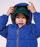 Children's plain puffer jacket blue