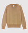 Women's Gold Breton Cotton Jumper BRINDILLE brown/DORE yellow