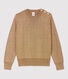 Women's Gold Breton Cotton Jumper