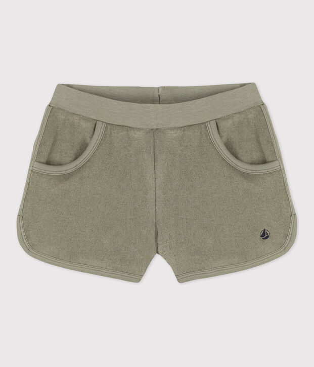 Girls' Terry Shorts green