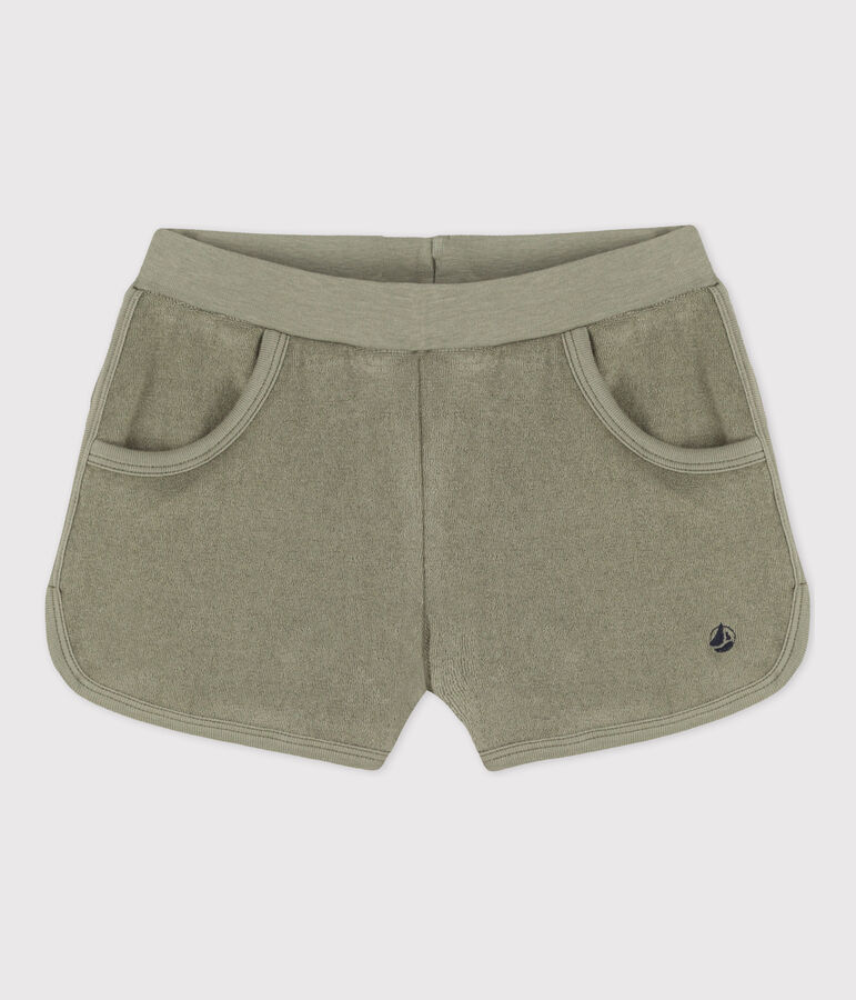 Girls' Terry Shorts green