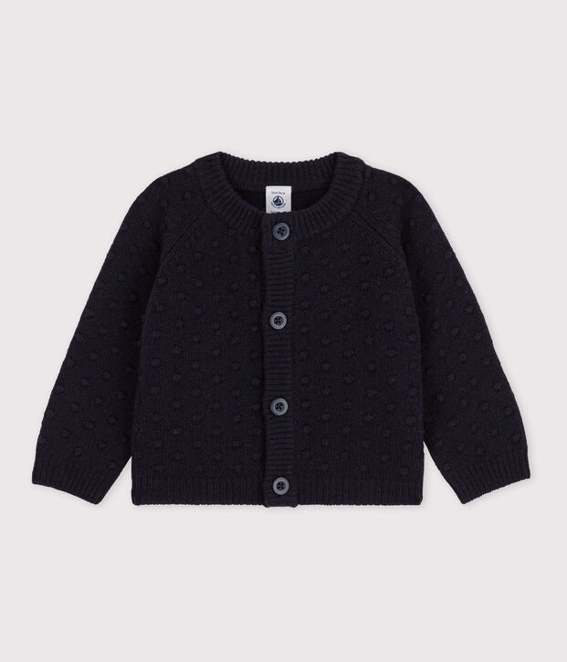 Babies' Wool Knit Cardigan SMOKING
