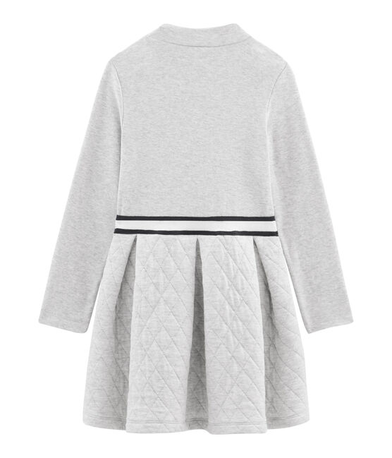 Girls' Roll-Neck Dress BELUGA CHINE grey