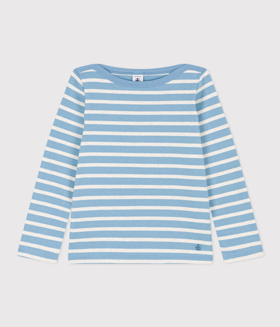 Children's unisex iconic Breton top AZUL /MONTELIMAR