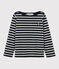 Unisex Jersey Breton Top SMOKING blue/MARSHMALLOW white