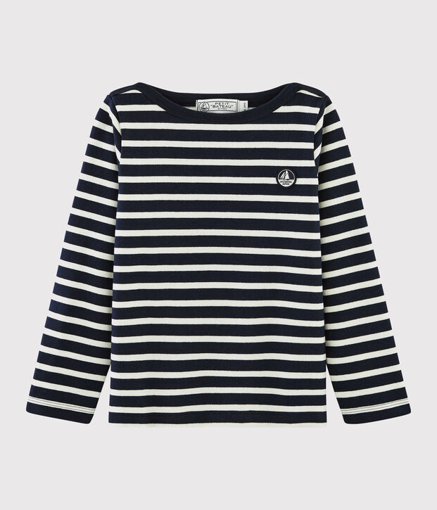Unisex Jersey Breton Top blue/white