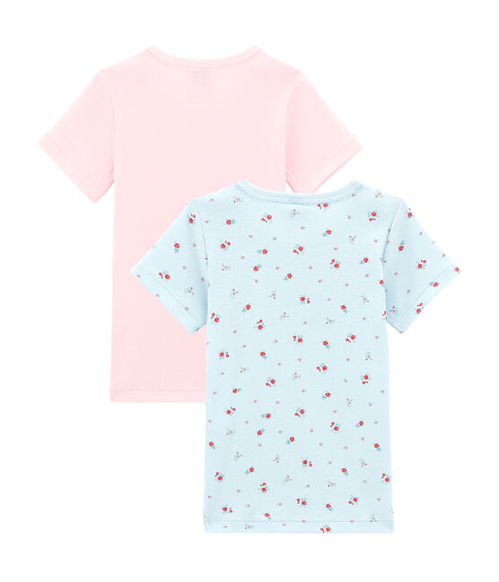 Little girl's short sleeved tee-shirtduo variante 1