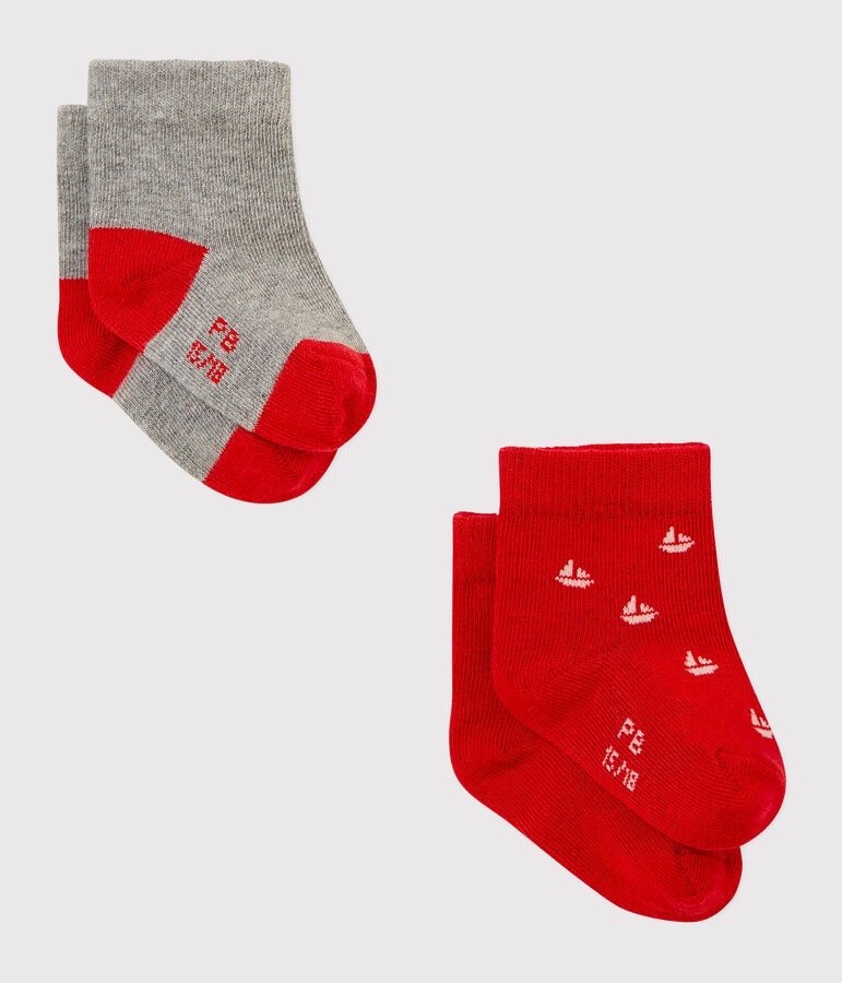 Set of 2 pairs of baby boy's socks variante 2