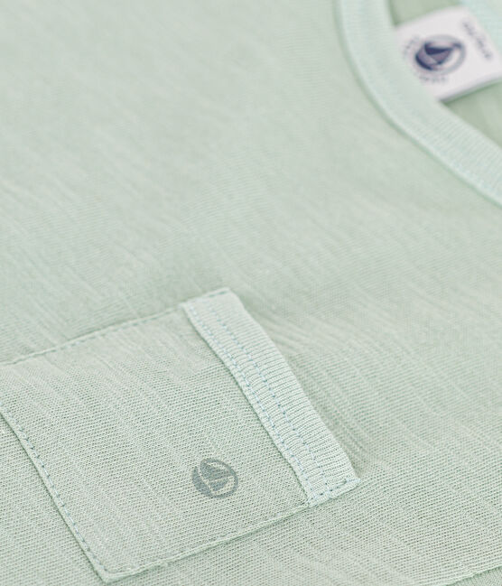 Babies' Short-Sleeved Slub Jersey T-Shirt HERBIER green