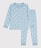 Children's heart print cotton pyjamas MIMI /ECUME