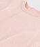 Babies' Long-Sleeved Tube Knit T-Shirt SALINE pink