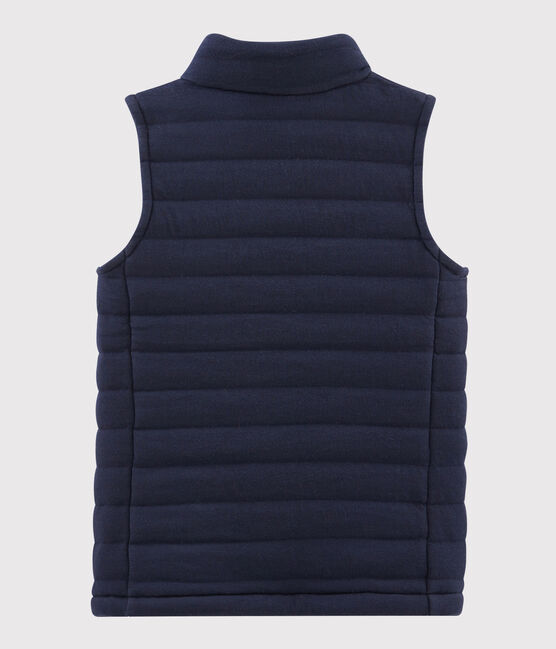 Unisex Children's Quilted Tube Knit Jacket SMOKING blue