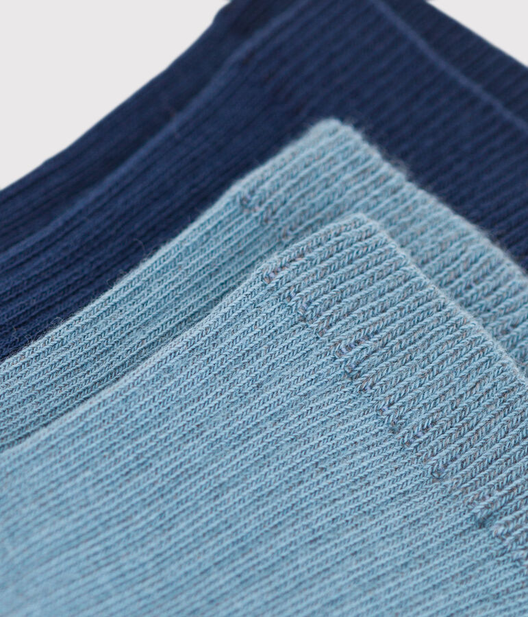 Children's Plain Unisex Socks - 2-Pack multicolor