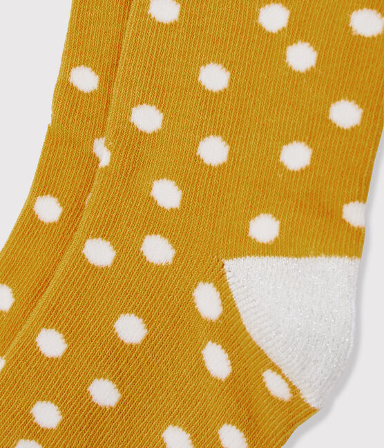 Girls' Socks BOUDOR yellow/MARSHMALLOW white