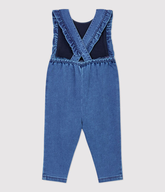 Babies' Denim Jumpsuit JEAN blue