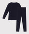 Children's cotton pyjamas SMOKING blue