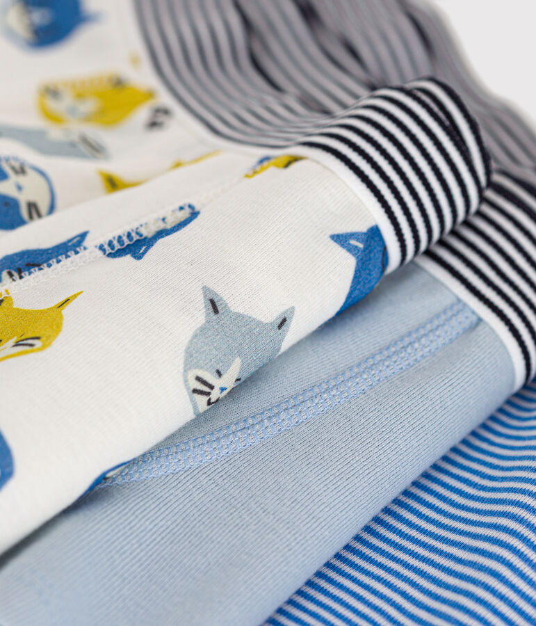 Children's Cotton Cat Boxers - 3-Pack multicolor