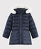 Girls' puffer jacket SMOKING blue