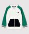 Boys' Fleece Cardigan MARSHMALLOW white/MULTICO white