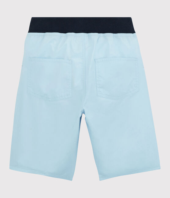 Boys' Cotton Serge Bermuda Shorts PLEINAIR